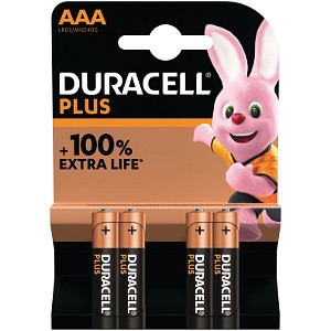 Duracell Plus AAA 4 Pack