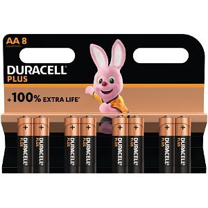 Duracell Plus AA 8 Pack