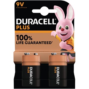 Duracell Plus 9V 2 Pack