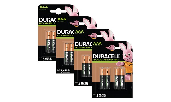 Duracell Pre-Charged AAA 900mAh 16 Pack