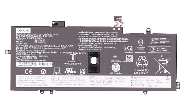 5B10W51833 Battery (4 Cells)