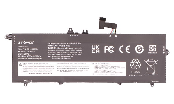 5B10W13910 Battery (3 Cells)