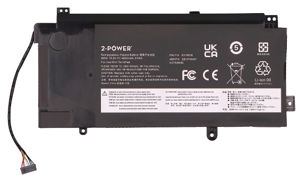 ThinkPad Yoga 15 20DQ 20DR Battery (4 Cells)