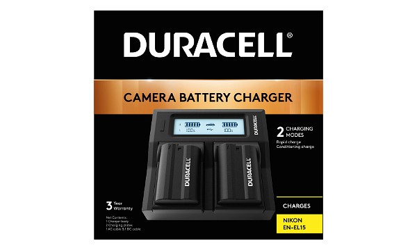 Z7 II Nikon EN-EL15 Dual Battery Charger