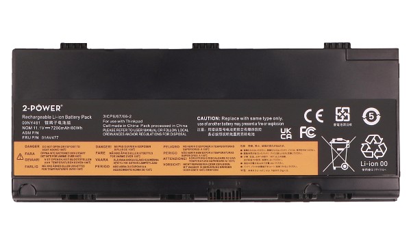 ThinkPad P50 20EN Battery (6 Cells)